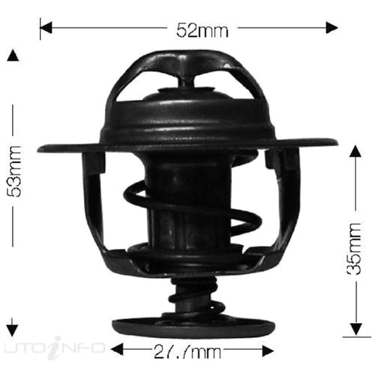 Dayco Thermostat 4cyl 2.2L P4AT for Ford Ranger PX (2011-2019)