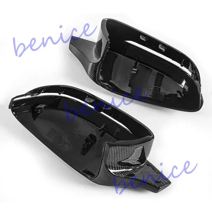 2X Carbon Fiber Side Mirror Replace Cover Caps for BMW G20 G28 G22 G30 G38 G32