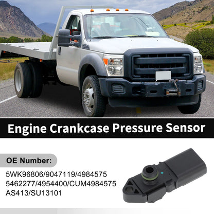 Engine Crankcase Pressure Sensor for Cummins ISB ISC 6.7L 8.9L (2007–2023)