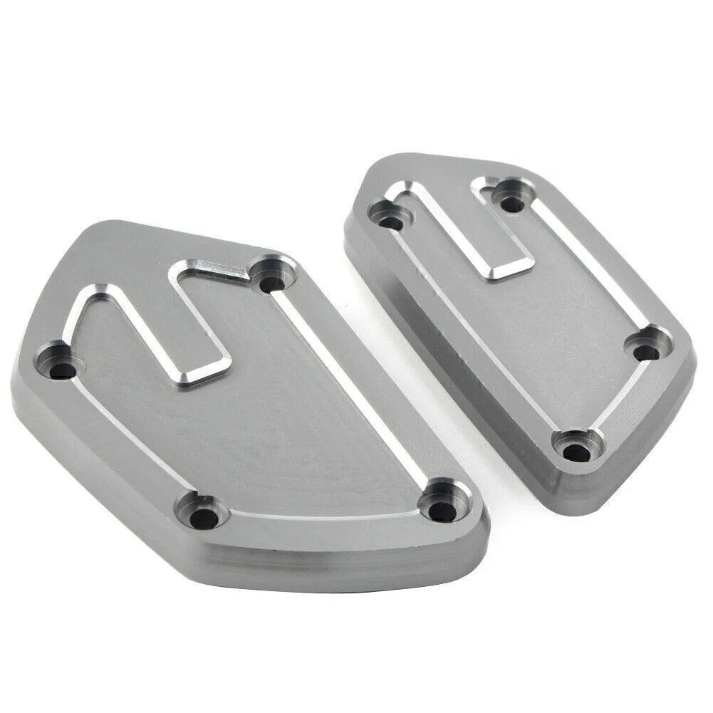 Silver Front Brake & Clutch Reservoir Cap for BMW K1600GT R1200GS R1250R R nineT (2011-2023)