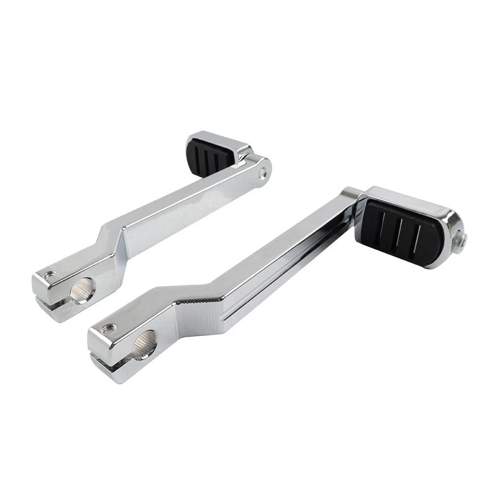 Chrome Heel Toe Shift Lever Shifter Pegs for Harley Softail (1986–2017)