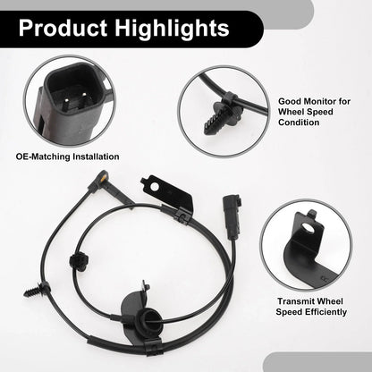 ABS Wheel Speed Sensor for Dodge Avenger 2008-2014 Front Left & Right
