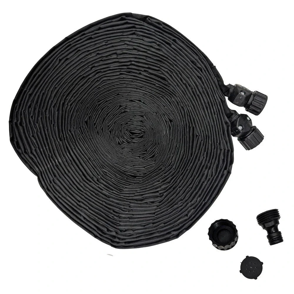 15m 30m Flat Soaker Hose for Drip Irrigation Leak-Proof Sprinkler Hose