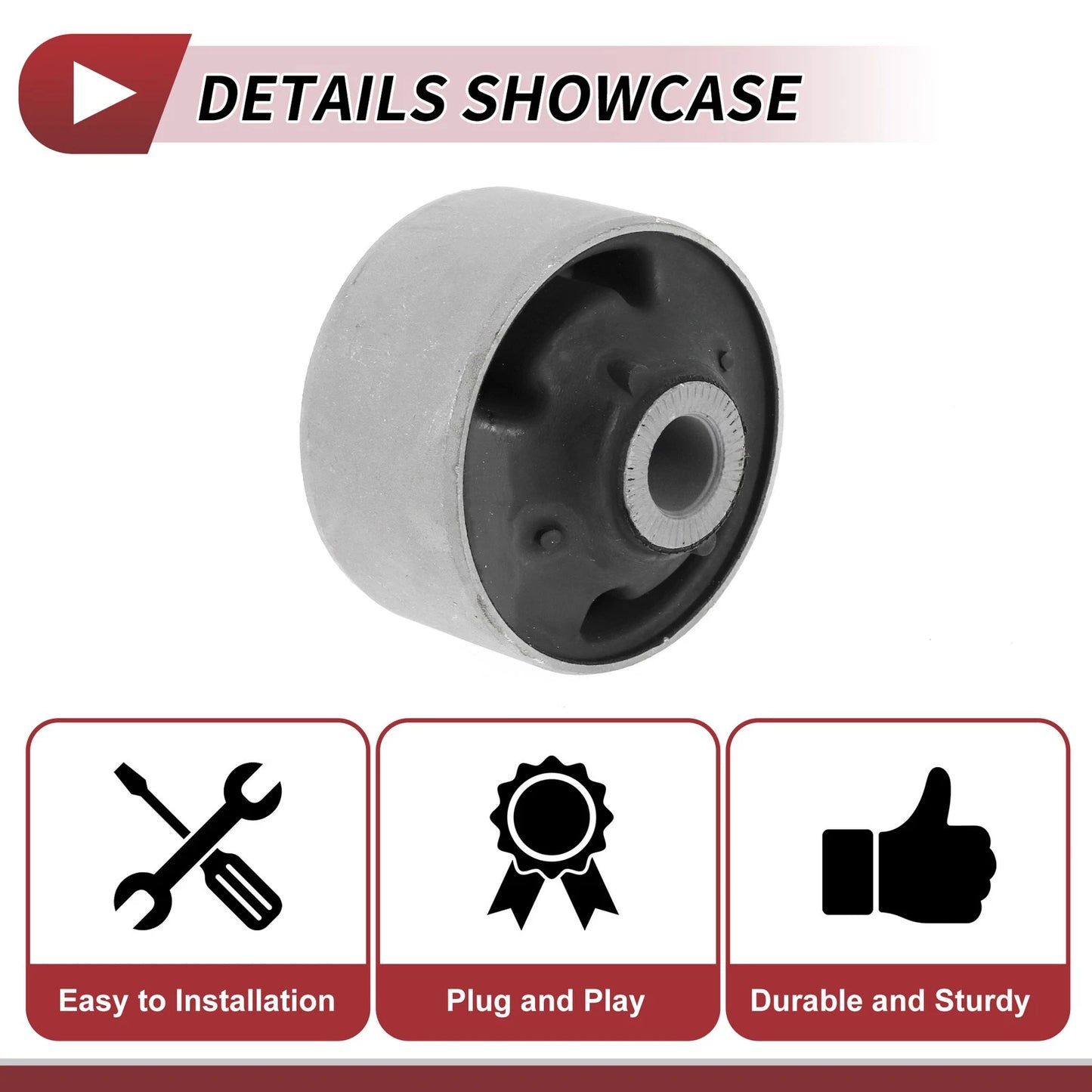 Front Lower Control Arm Bushing for Hyundai Santa Fe Tucson Sonata Azera (2001–2023)