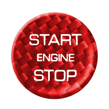 Engine Start Stop Button Trim Red for Land Rover Discovery Sport (2016-2019)