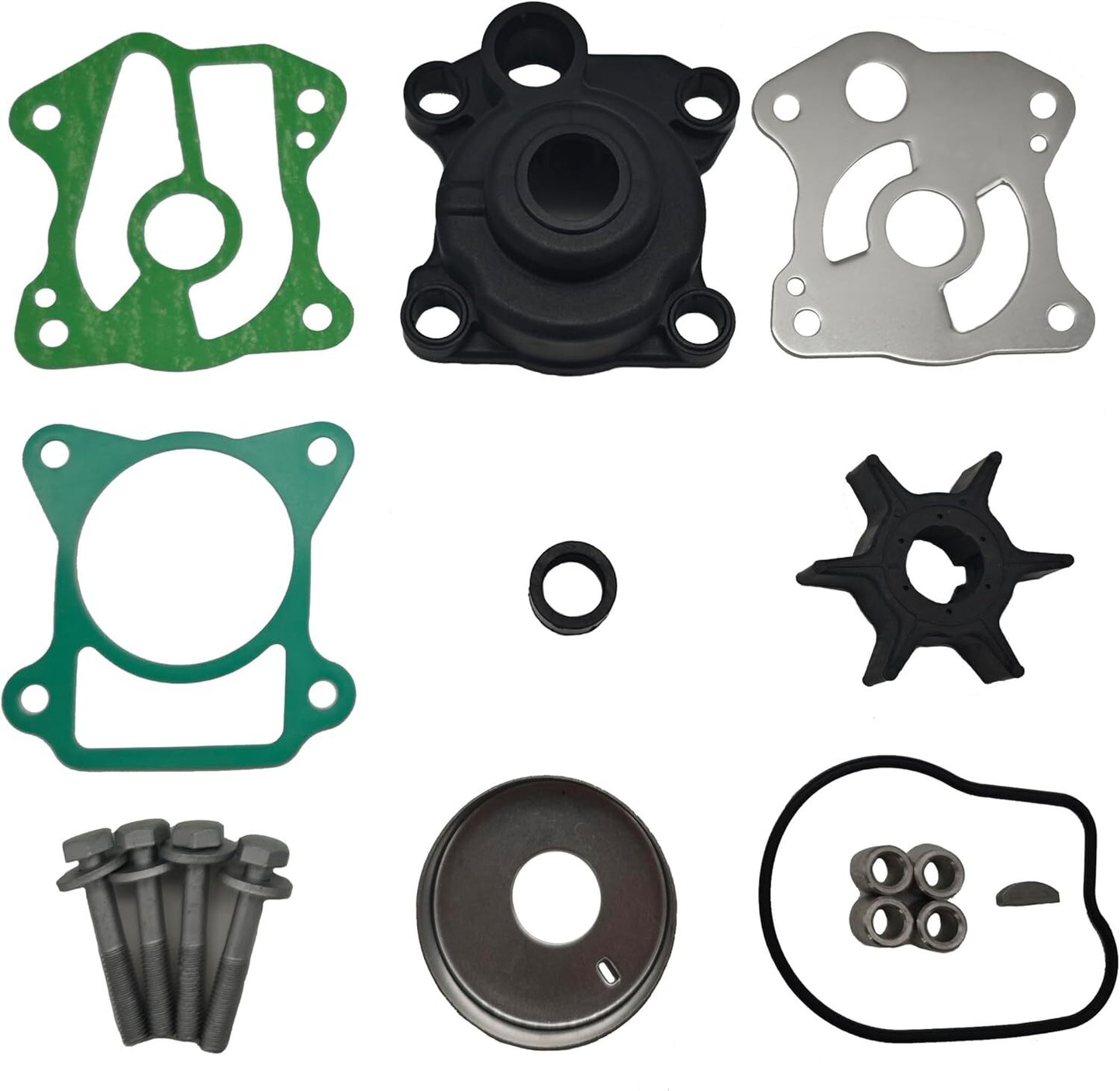 Water Pump Impeller Repair Kit for Honda 25/30hp Outboard (BF25A/BF30A)