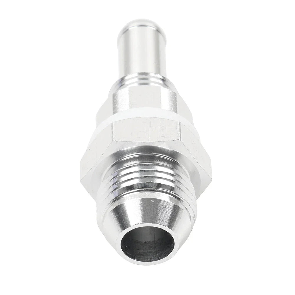 8AN Male Flare Bulkhead to 3/8" Hose Barb Fuel Tank Fitting for Universal (N/A)