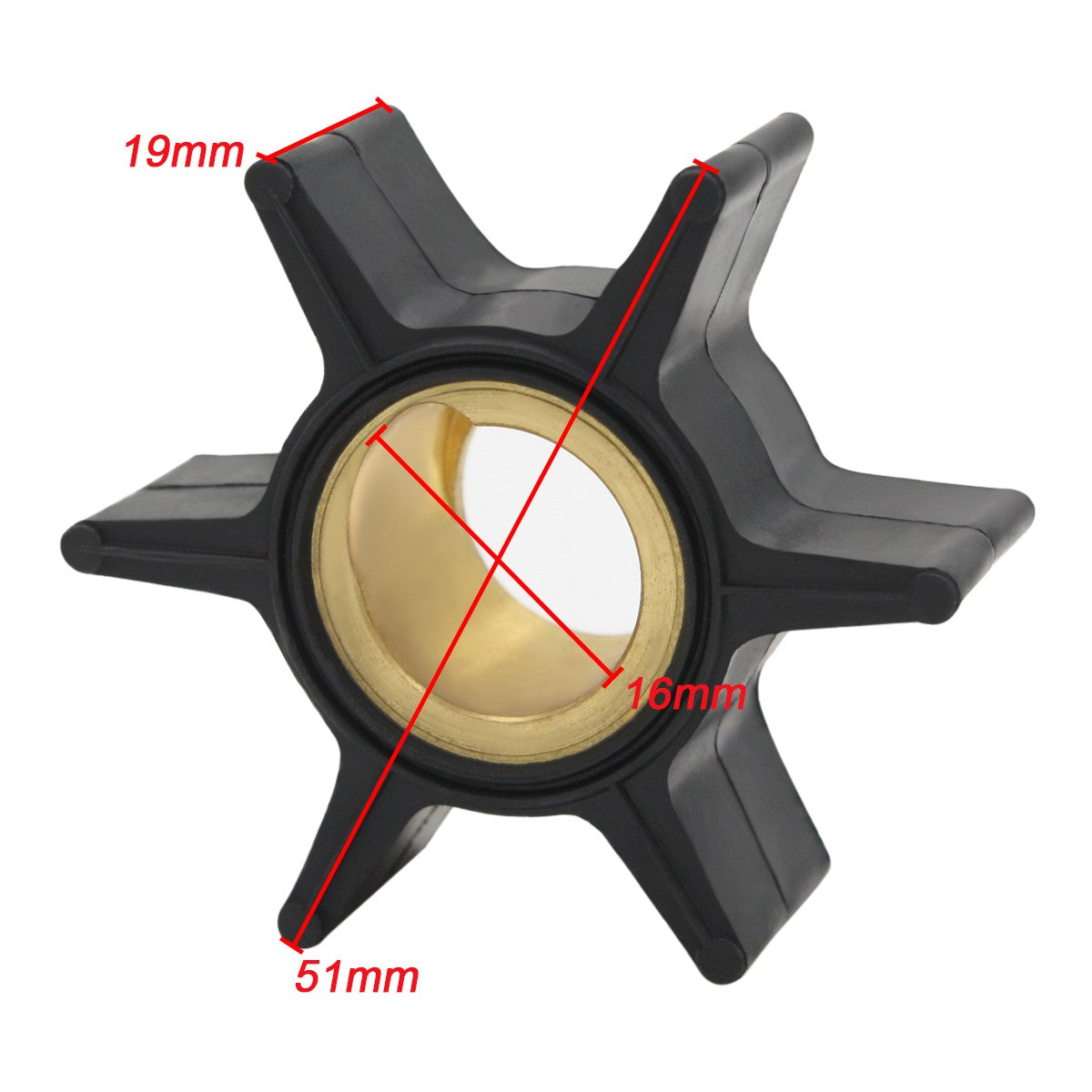 Outboard Water Pump Impeller for Evinrude Johnson 20-35 HP