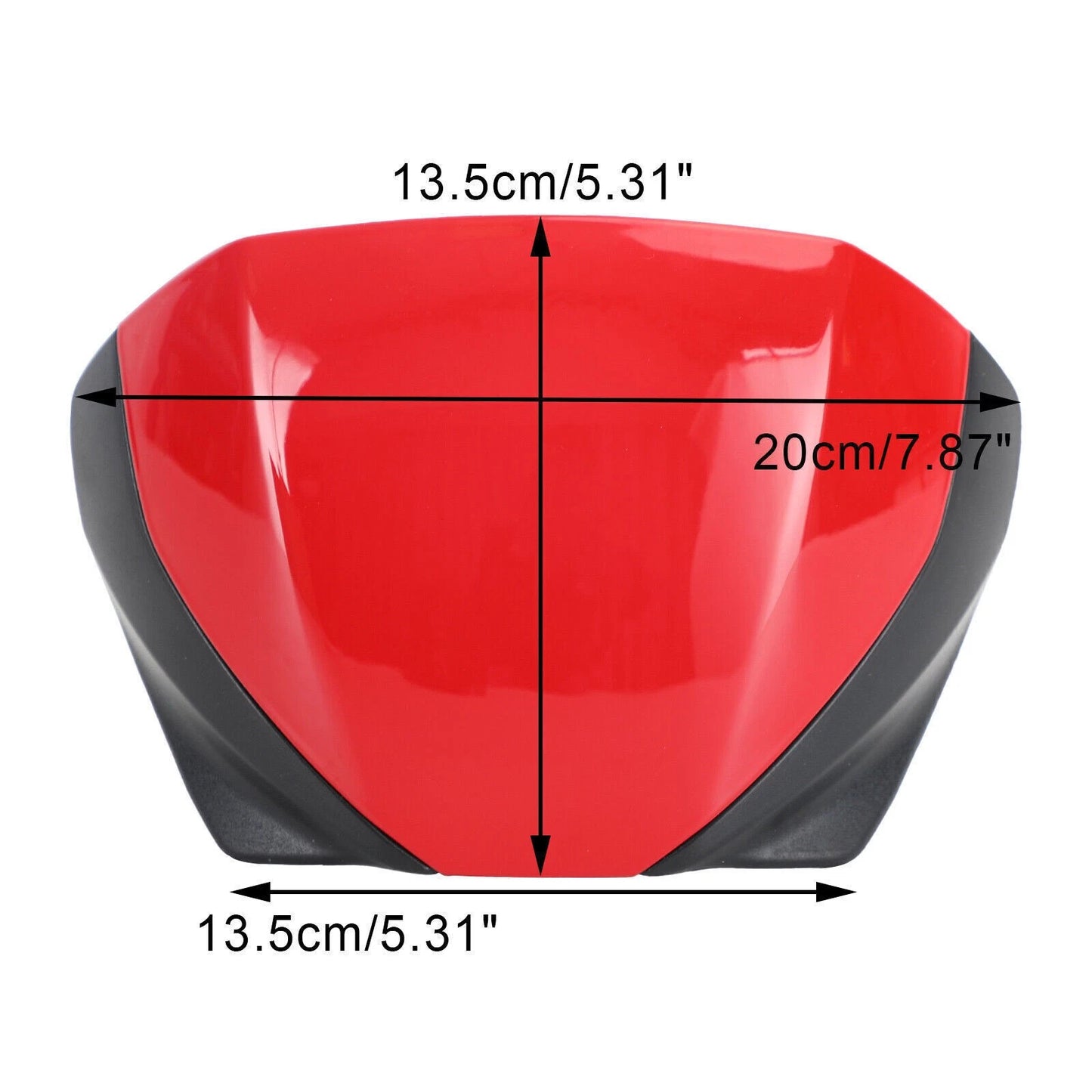 Windshield Deflector for Trident 660 (2021–2023) Red