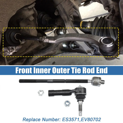 4 Pcs Tie Rod End Links for Dodge Challenger Charger (2011-2023)