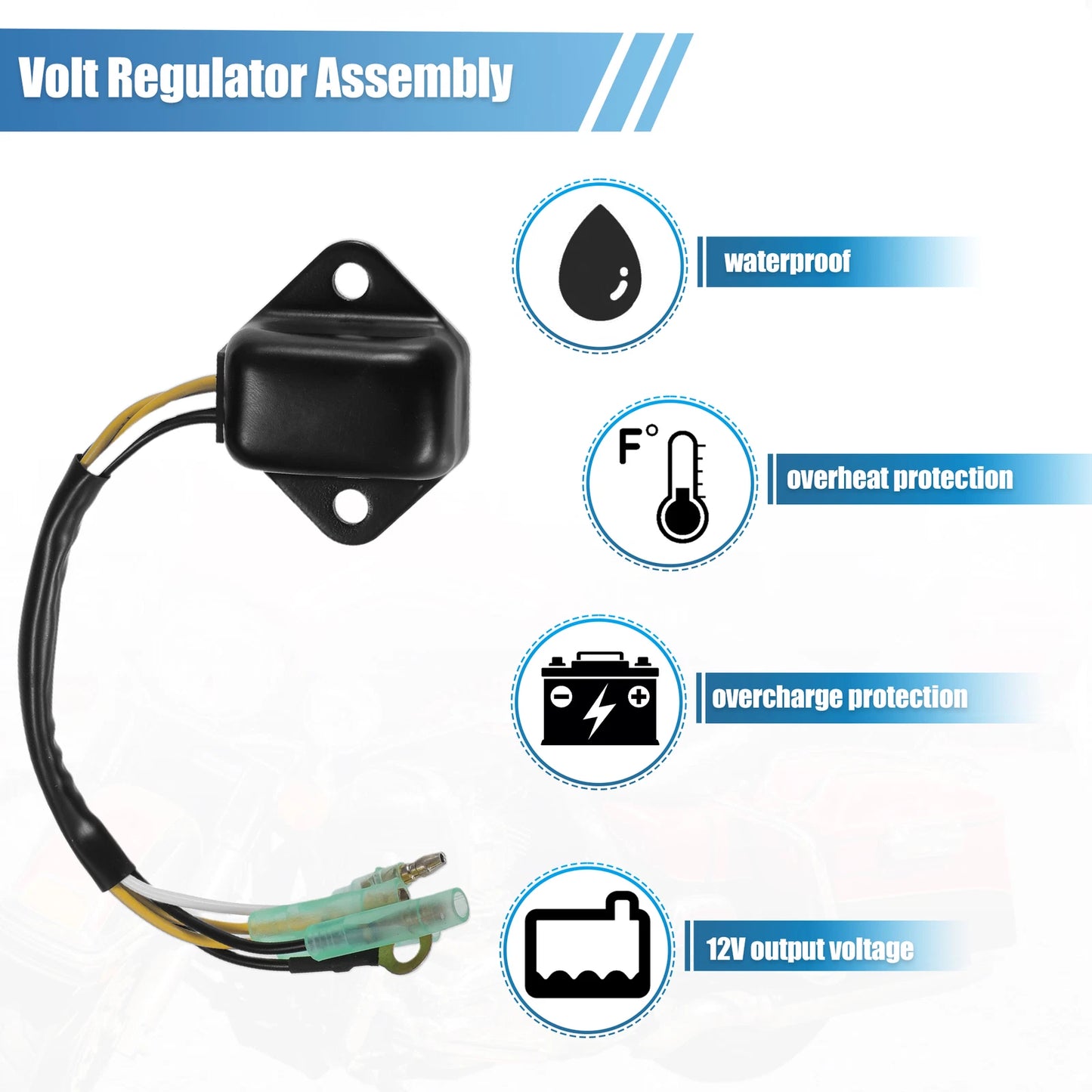 1pc Voltage Regulator Rectifier for Kawasaki 650 X-2 (No. 210663703)