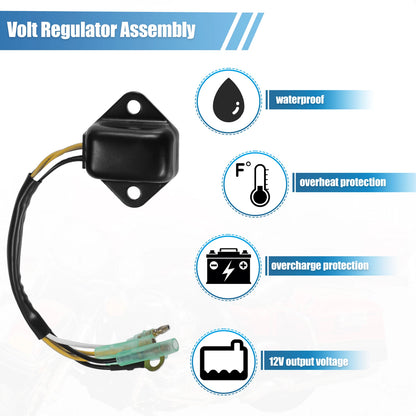1pc Voltage Regulator Rectifier for Kawasaki 650 X-2 (No. 210663703)