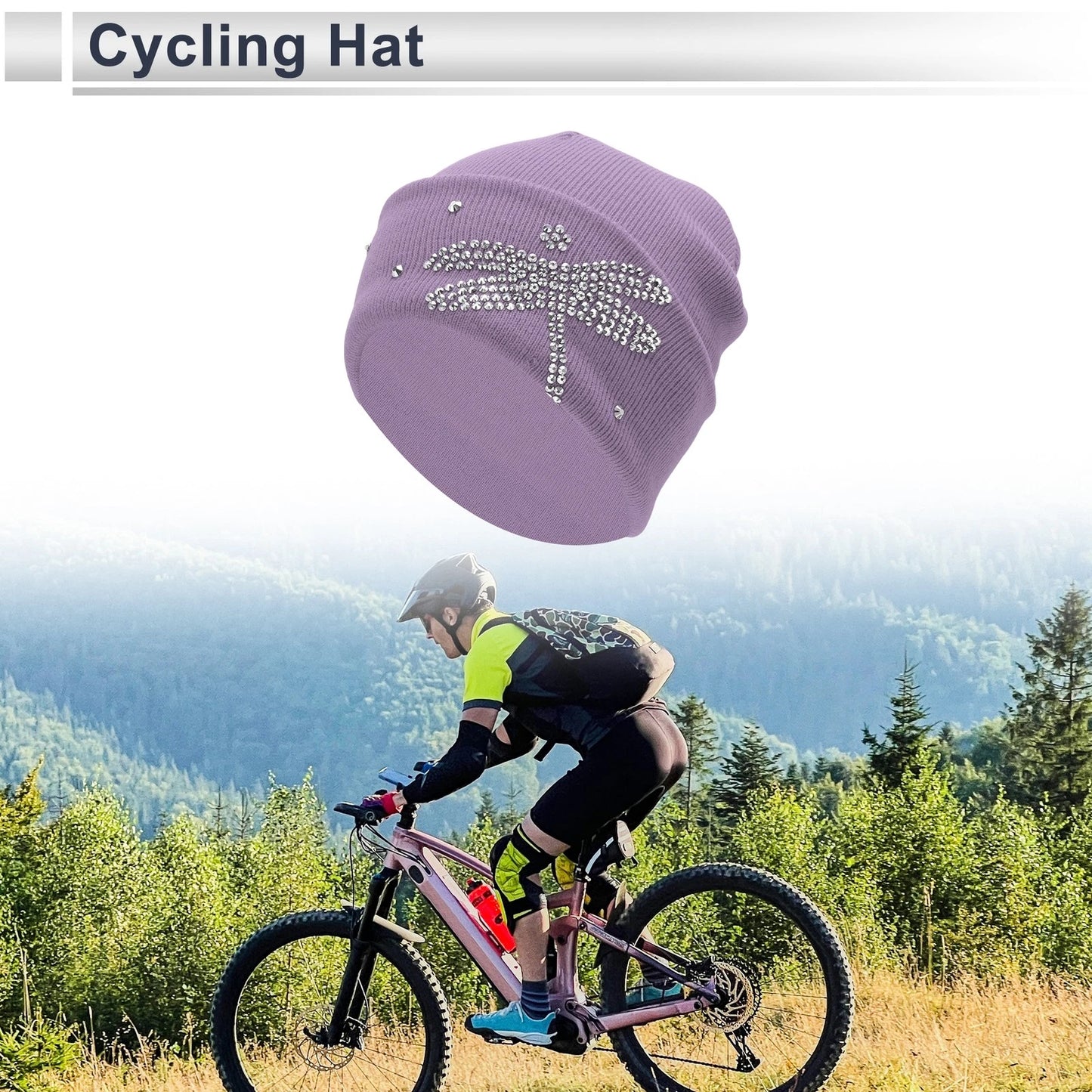 Cycling Hat for Drilling Purple (22x20cm)