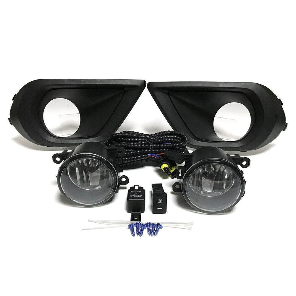 Pair Fog Light Lamp Kit with Wiring & Switch for Subaru Forester (2014–2016)