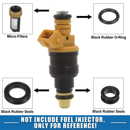 Set of 6 Fuel Injector O Rings Seals for Toyota 4Runner (1996–1998) & Lexus ES300