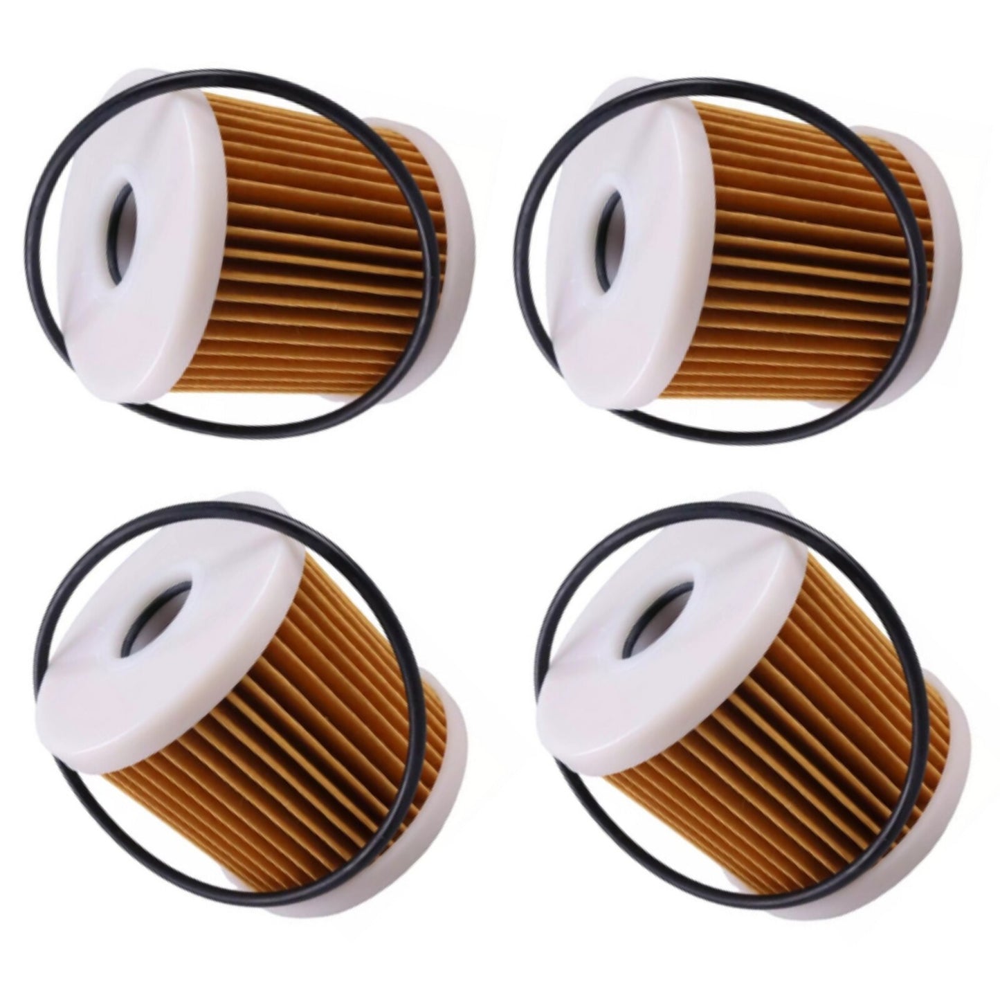 Set of 4 Fuel Filter Water Separator for Honda Yamaha Outboard