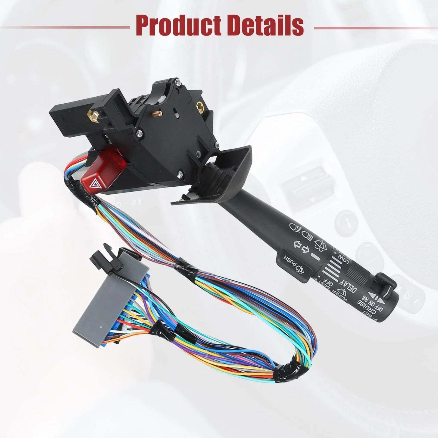 Turn Signal Switch for Chevrolet (No. 26100985) - Compatible with Various Models