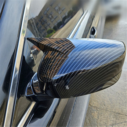 2X Carbon Fiber Look Rear View Side Mirror Cover Trim for Honda Accord (2008–2013)