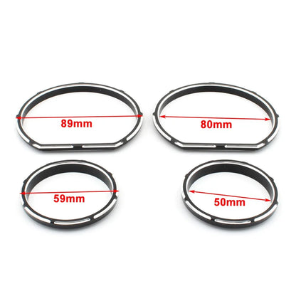 Chrome Instrument Board Gauge Bezel for Harley Touring Electra Street Glide (2009-2023)