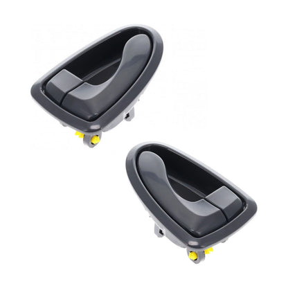 Set of 2 Inner Door Handles for Hyundai Accent (2000–2006) Grey