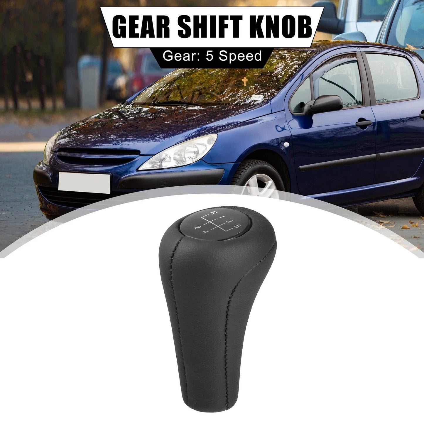 5 Speed Car Gear Shift Knob Head Black Fit for BMW M5 M3 M6 E36 E46 E21 E30