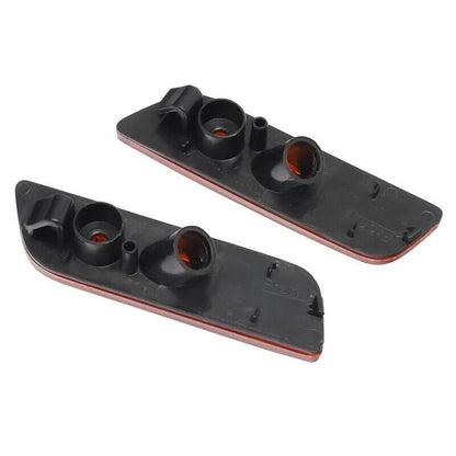 Pair Amber Bumper Light Lens & Reflectors for Volvo S80 (1999–2006)