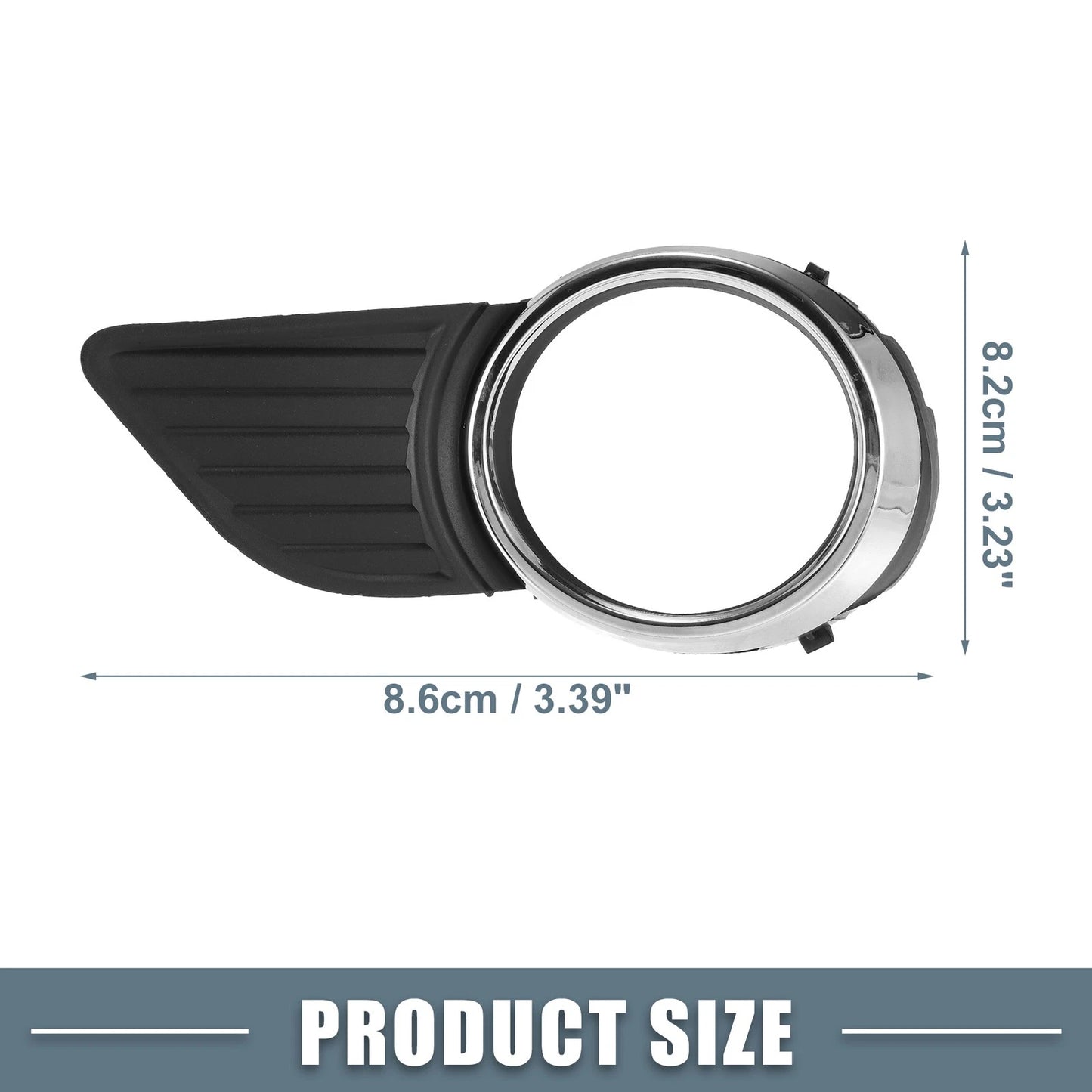 Set of 2 Fog Light Grille Covers for Toyota (52040-08010, 52030-08010)