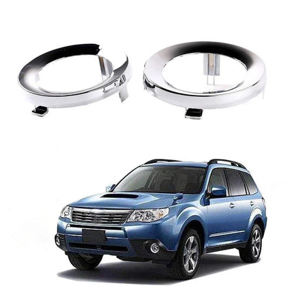 Chrome Fog Light Lamp Cover Trim Ring for Subaru Forester 2009-2013