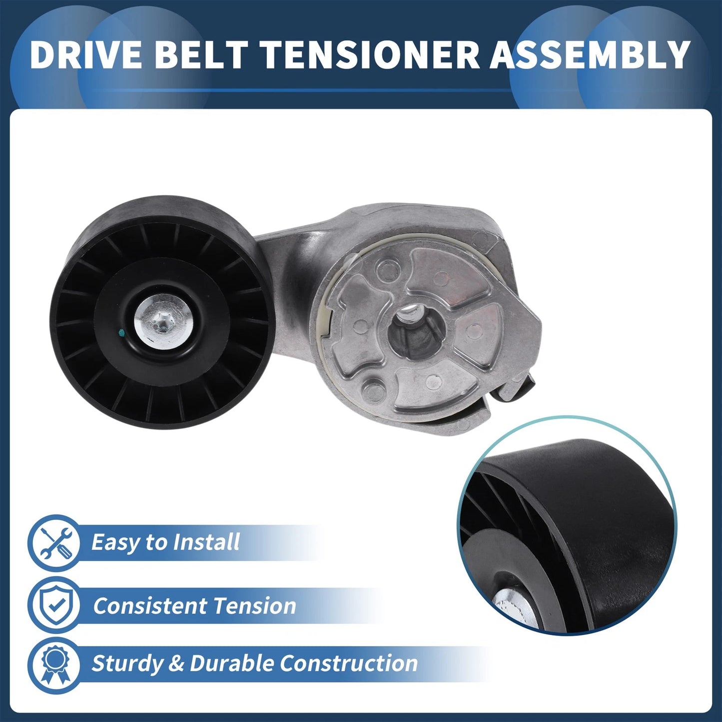 Belt Tensioner for DAF CF 65 (2001–2013) No. 504065874/APV1084 Metal