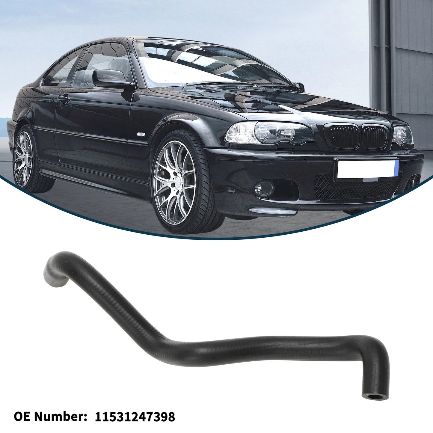 Radiator Hose No.11531247398 for BMW 3 Series (E36) (1990–1998)
