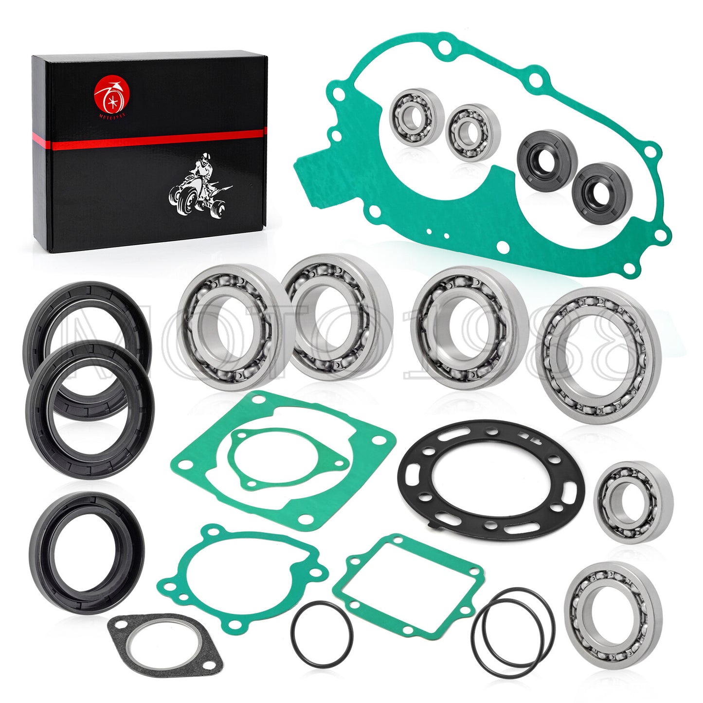 Engine Bearing Seal Gasket Rebuild Kit for Polaris Scrambler 400 (1995–2002)