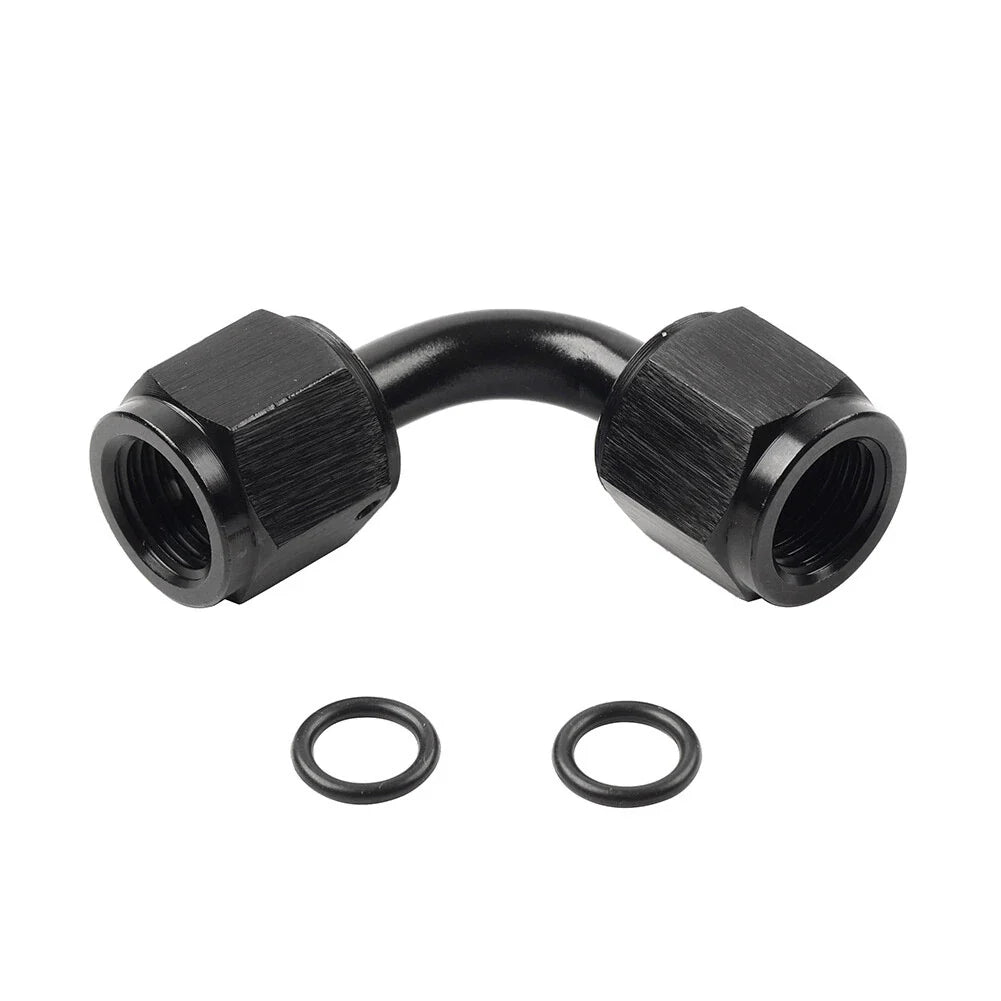 4AN Female to Female 90�� Swivel Coupler Fitting Adapter Connector