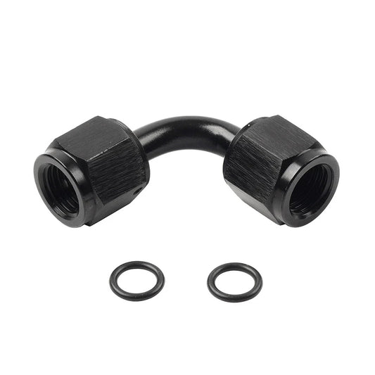 4AN Female to Female 90�� Swivel Coupler Fitting Adapter Connector