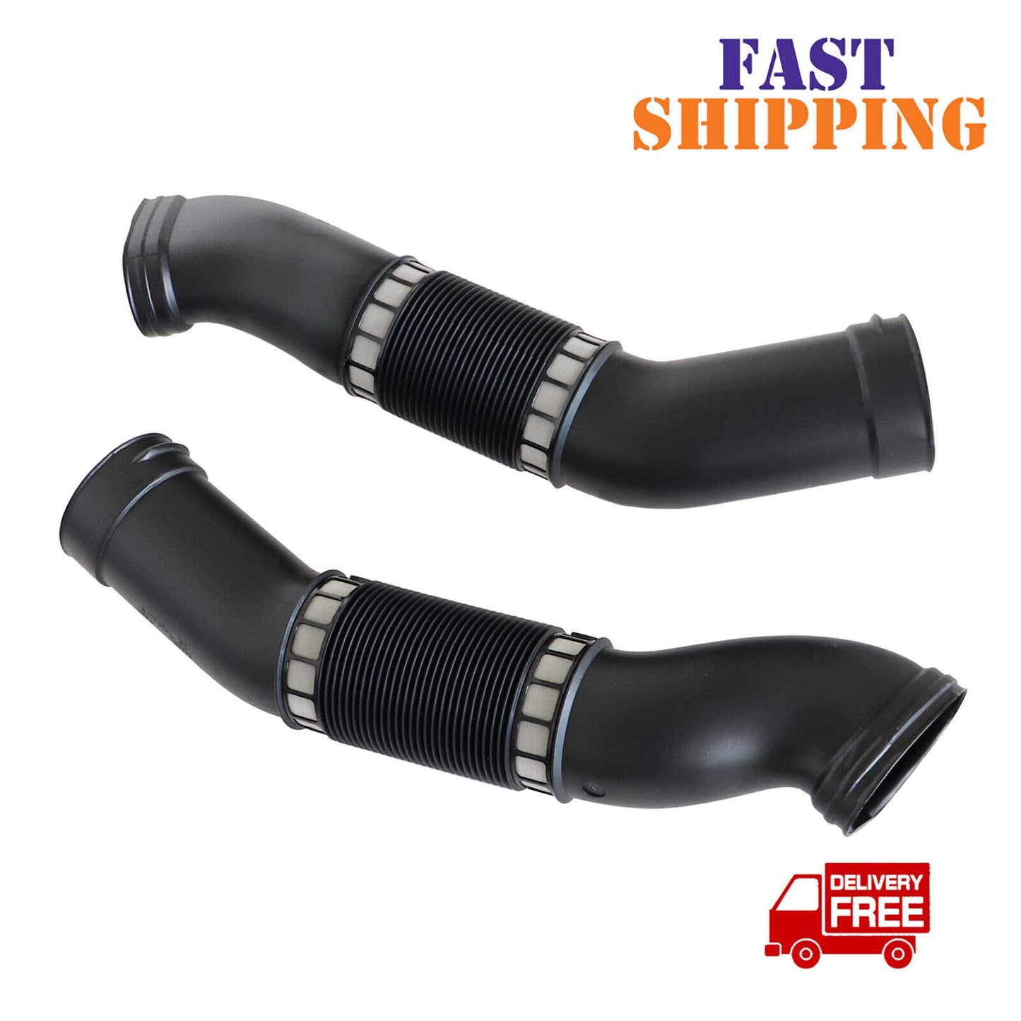 Set of 2 Air Intake Hoses for Mercedes CL500 S430 S500