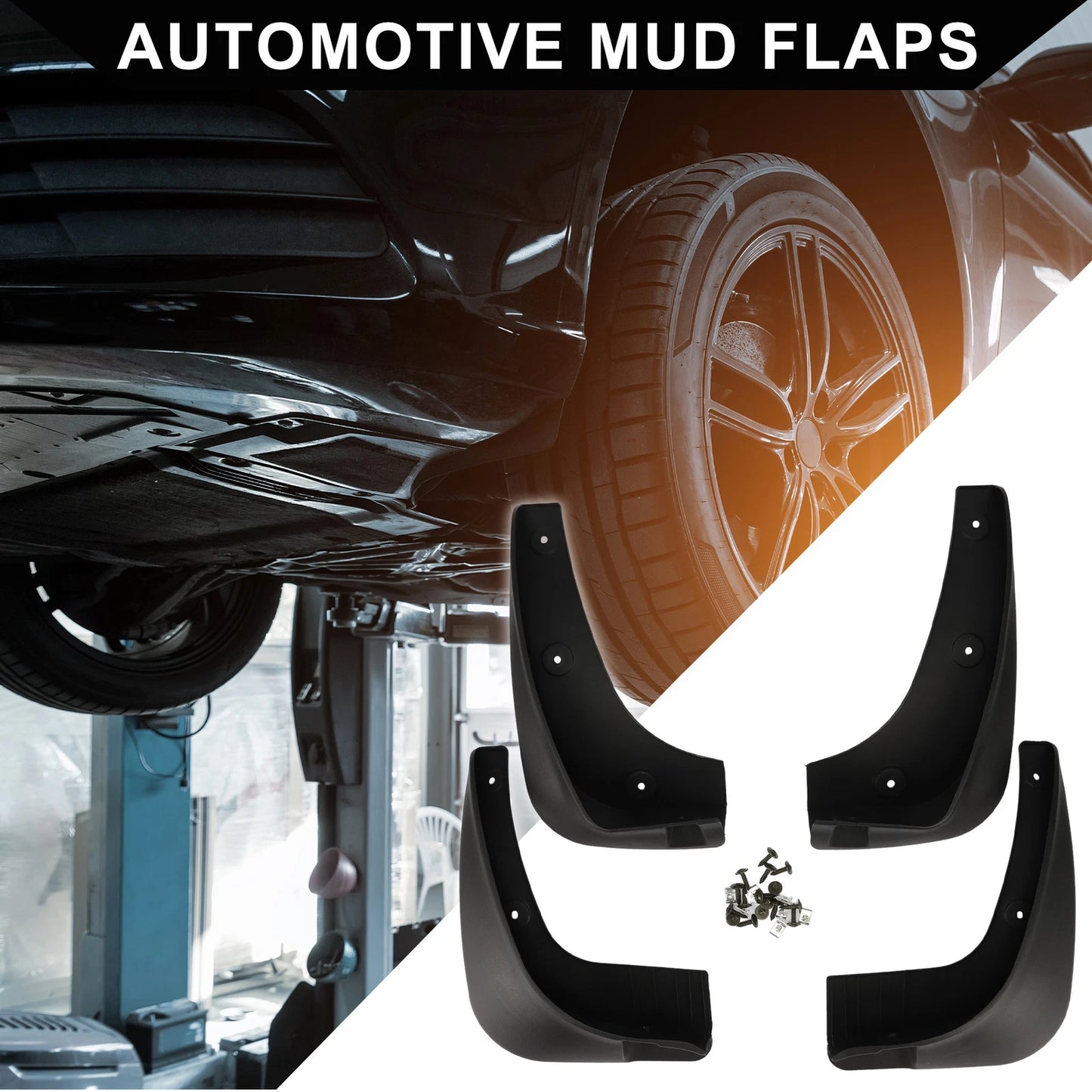 Mud Flap Splash Guard Set for Kia Sportage R (2011–2016)