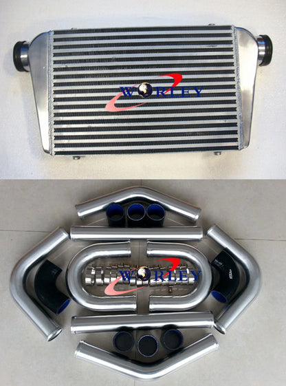 Intercooler Kit with 3" Aluminum Piping for Universal Fit (450x300x70mm)