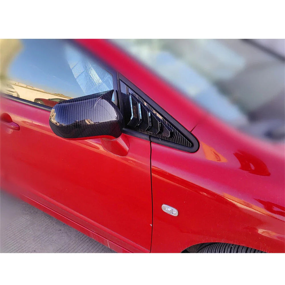 Carbon Fiber Side Window Louver Shutter Covers for Honda Civic (2006-2011)