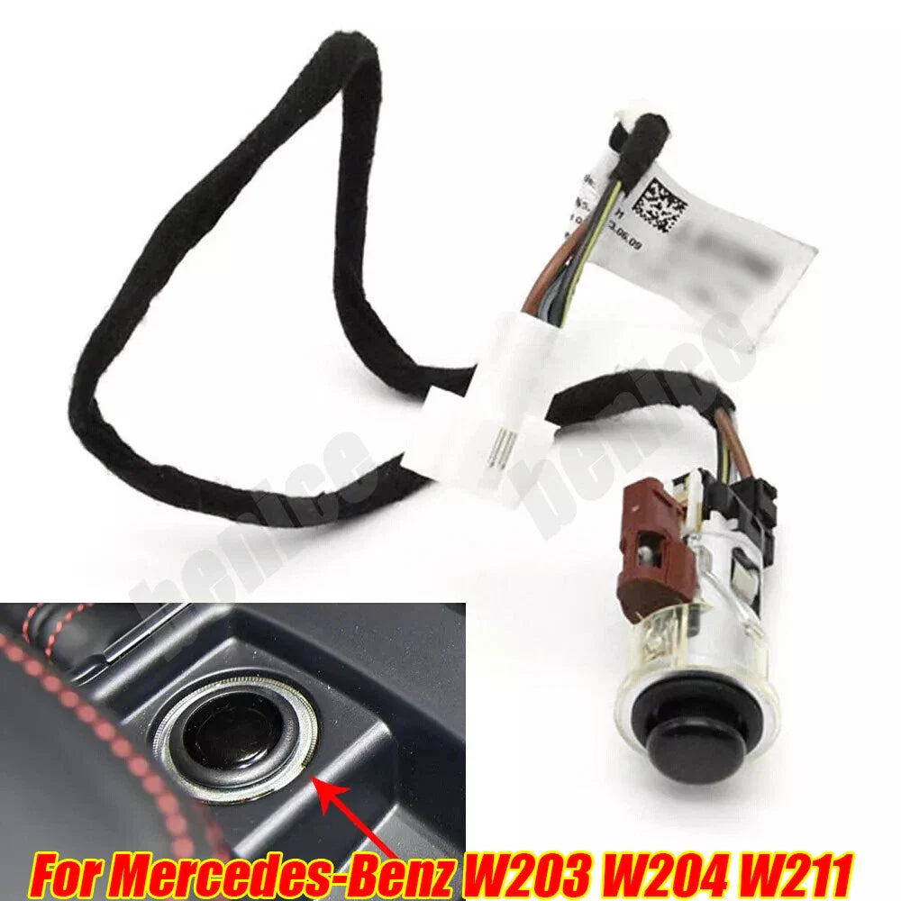 Inner Cigarette Lighter With Charger Cable for Mercedes-Benz W203/W204/W211