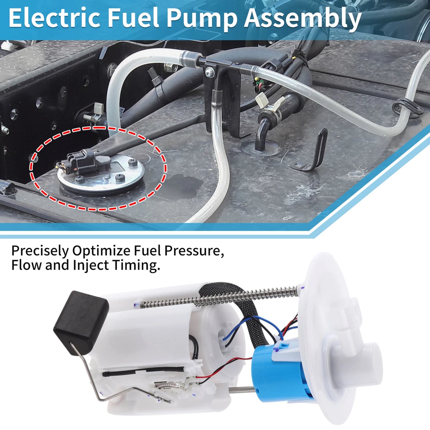 Electric Fuel Pump Assembly No.E8874M for Toyota Corolla Matrix (2005–2008)
