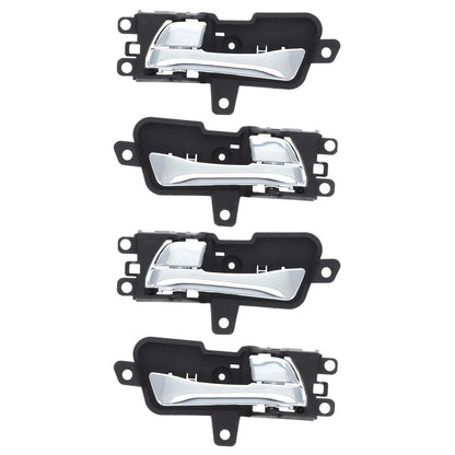4x Front Rear Inner Door Handle Chrome for Hyundai Sonata i45 (2010–2014)