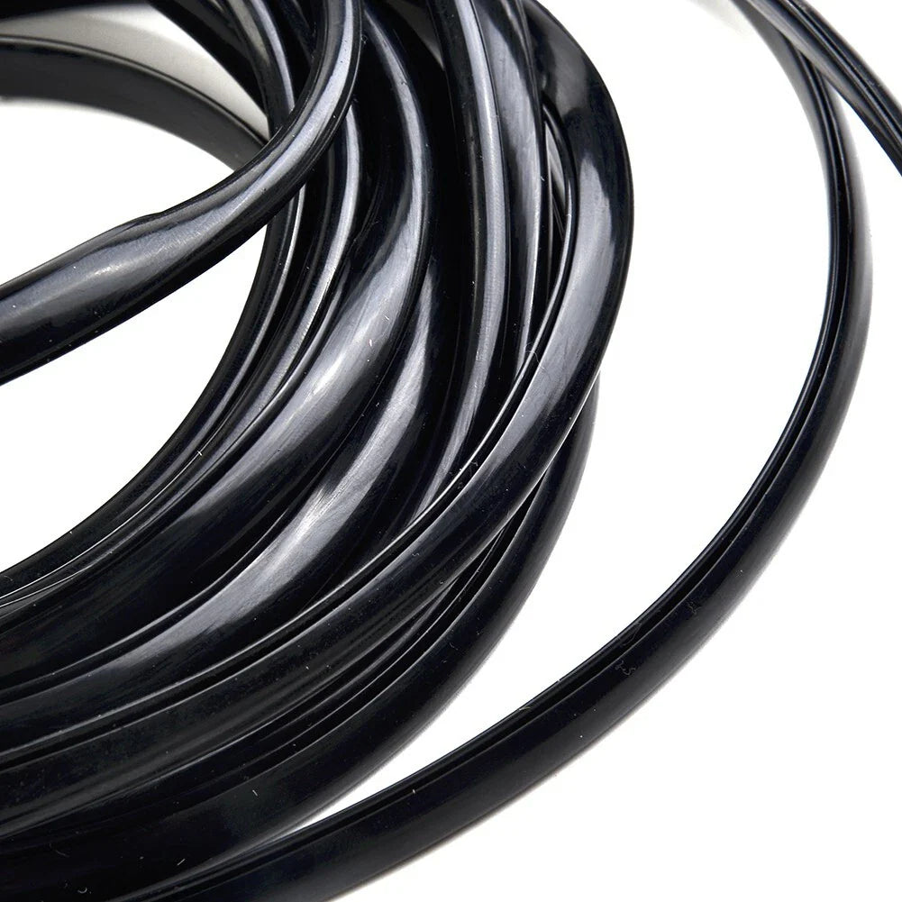 Black U-Shape Car Door Moulding Rubber Strip Trim Guard Edge Protector Cover