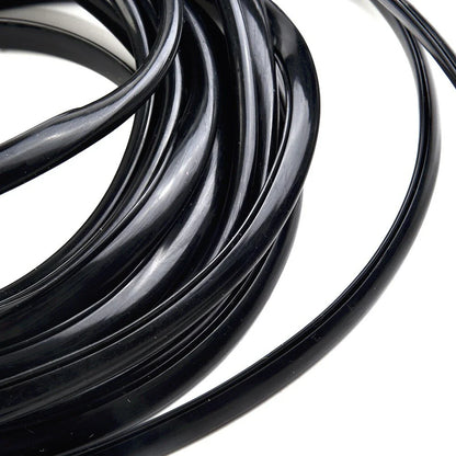Black U-Shape Car Door Moulding Rubber Strip Trim Guard Edge Protector Cover