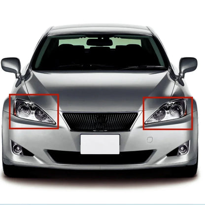 2x Front Headlight Lens Shell Cover for Lexus IS250 IS300 IS350 (2006–2012)