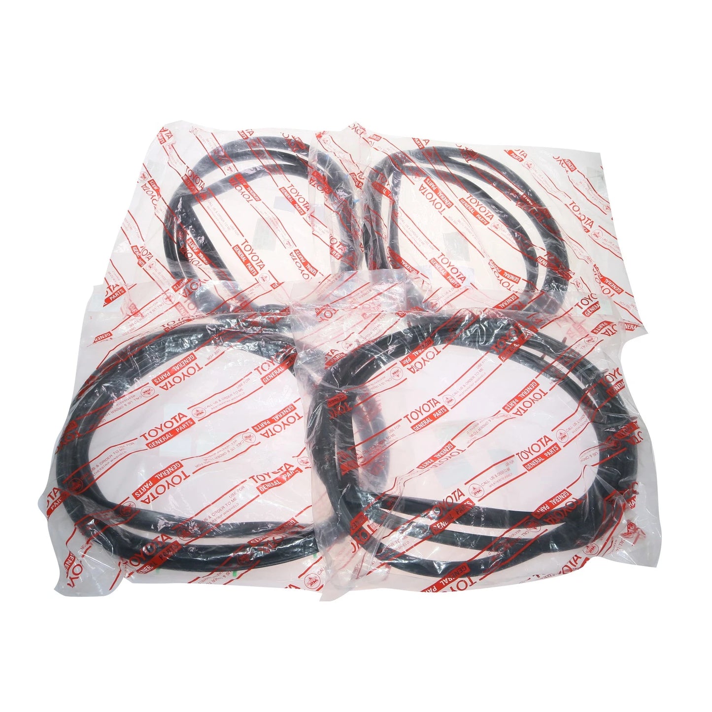 Set of 4 Weatherstrip for Toyota Crown S60 MS60 MS64 MS65 (1971–1974)
