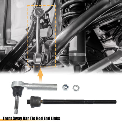 6 Pcs Tie Rod Sway Bars for Cadillac Escalade (2015–2019)