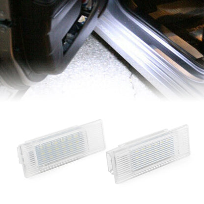 2X White LED Door Courtesy Footwell Light for BMW F20 F21 F30 F31 F32 F15 X5 X6