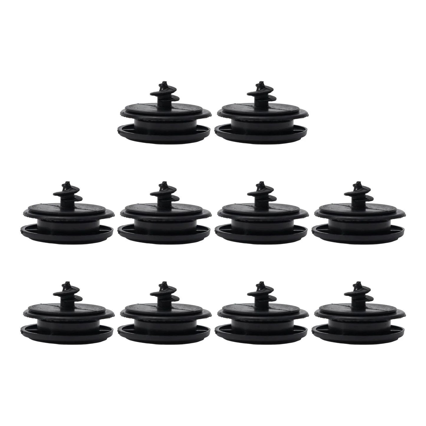 2 x Car Floor Mat Anti-Slip Clip Auto Carpet Fixing Grips Clamps Holders Black