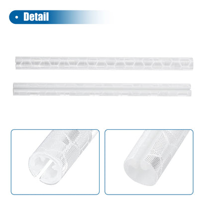 36 Pcs Reflective Bicycle Reflectors for Bike (ABS White)