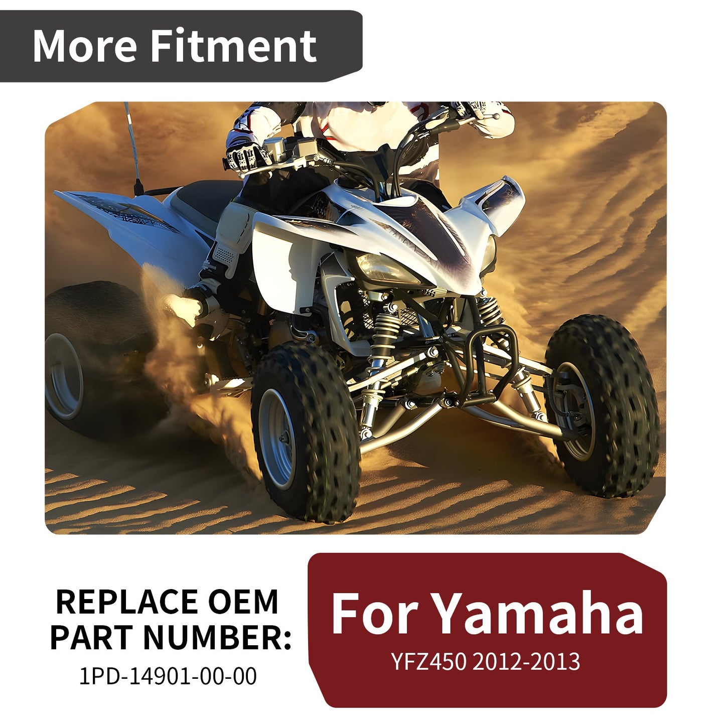 Carburetor & Fuel Filter for Yamaha YFZ450 (2012–2013)
