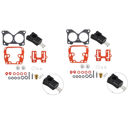 2Pc Carburetor Kit for Johnson Evinrude 140-200 HP (Various Years)